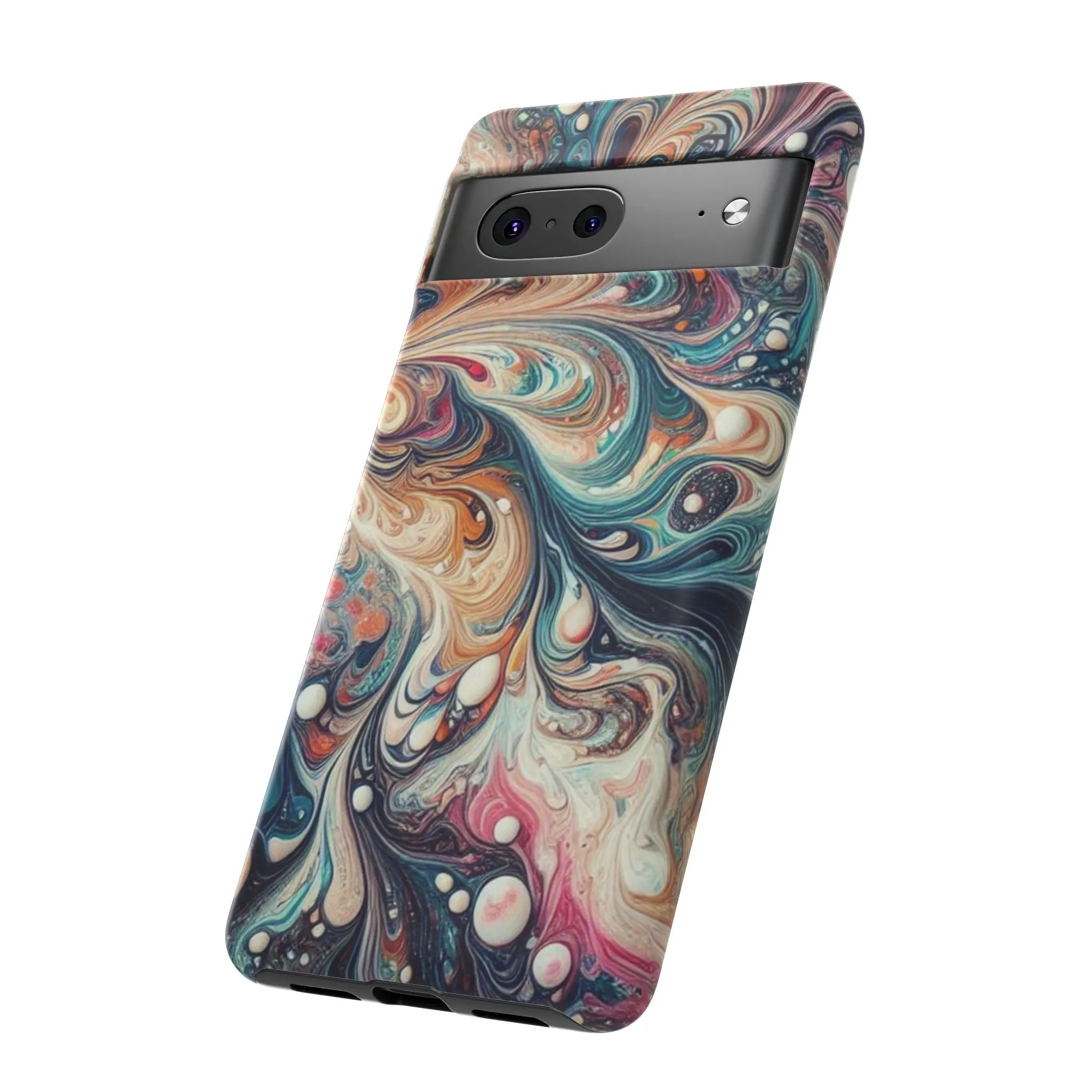 Creative marbling art Tough Cases