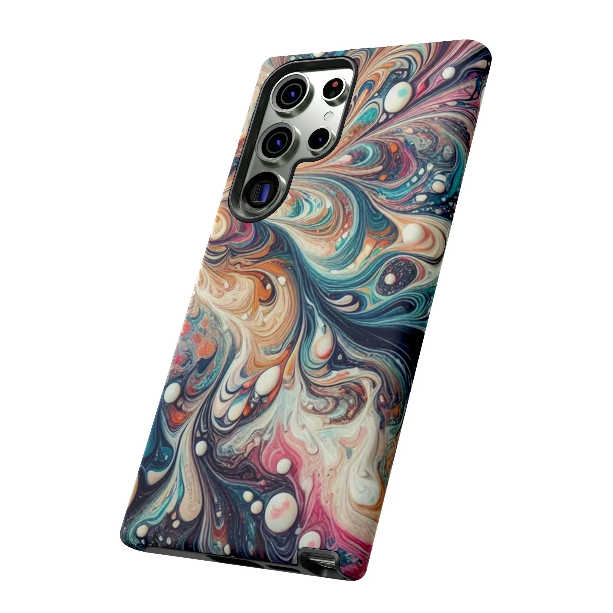 Creative marbling art Tough Cases