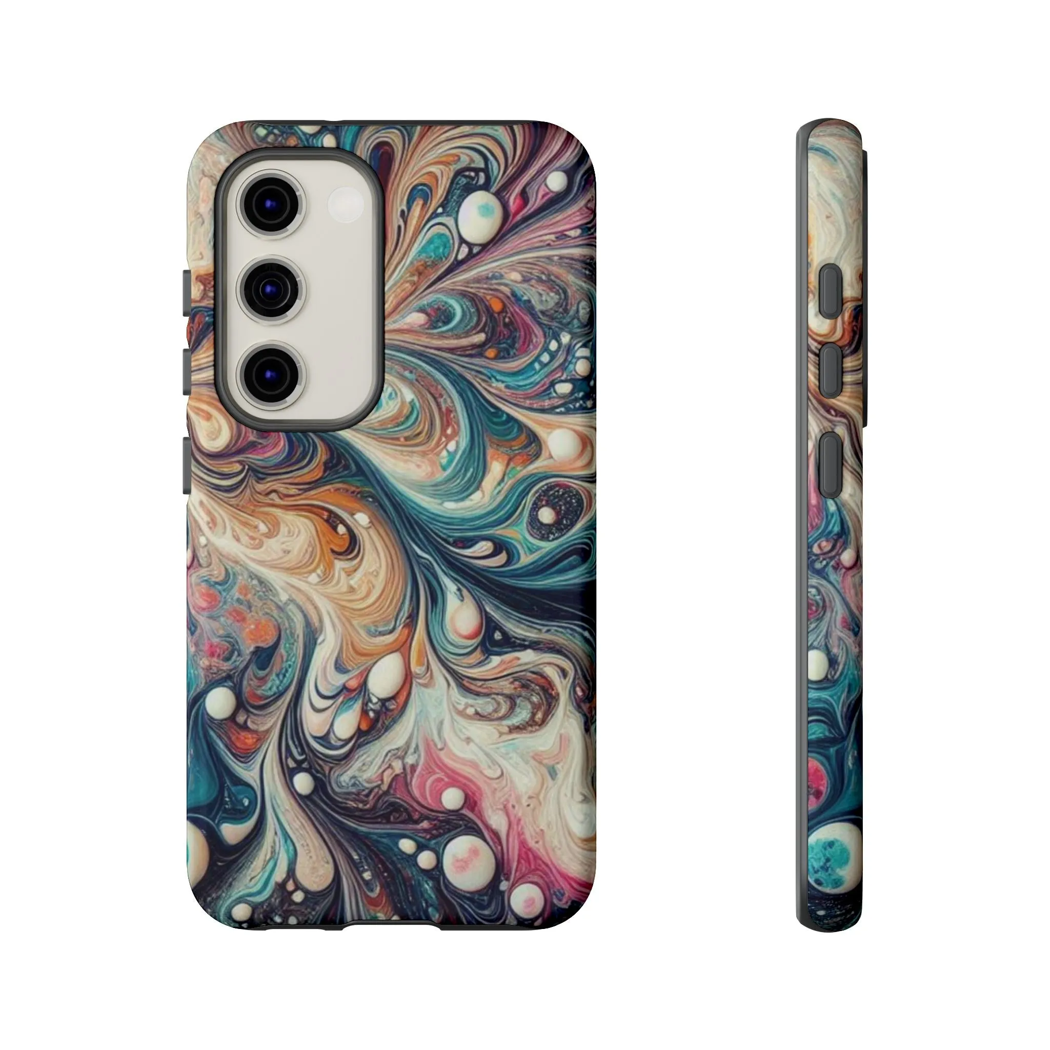 Creative marbling art Tough Cases