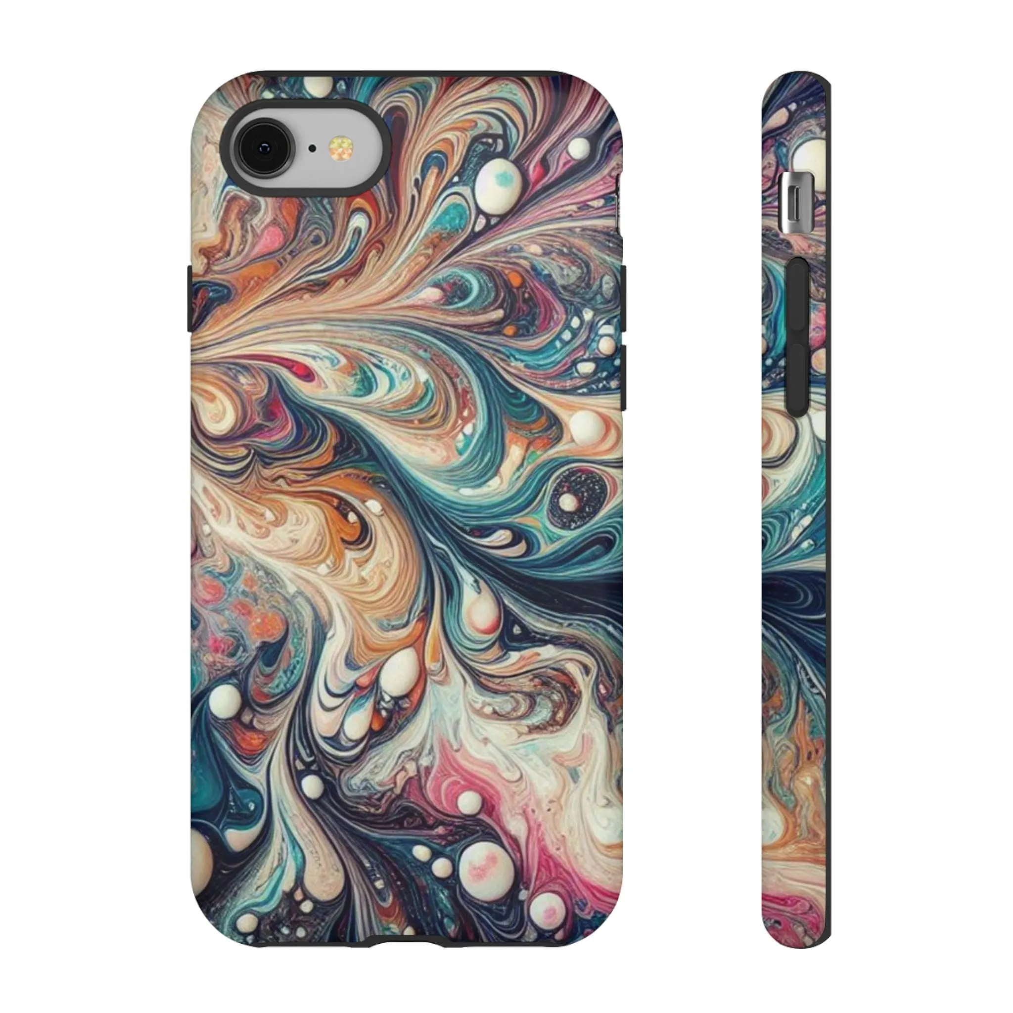 Creative marbling art Tough Cases