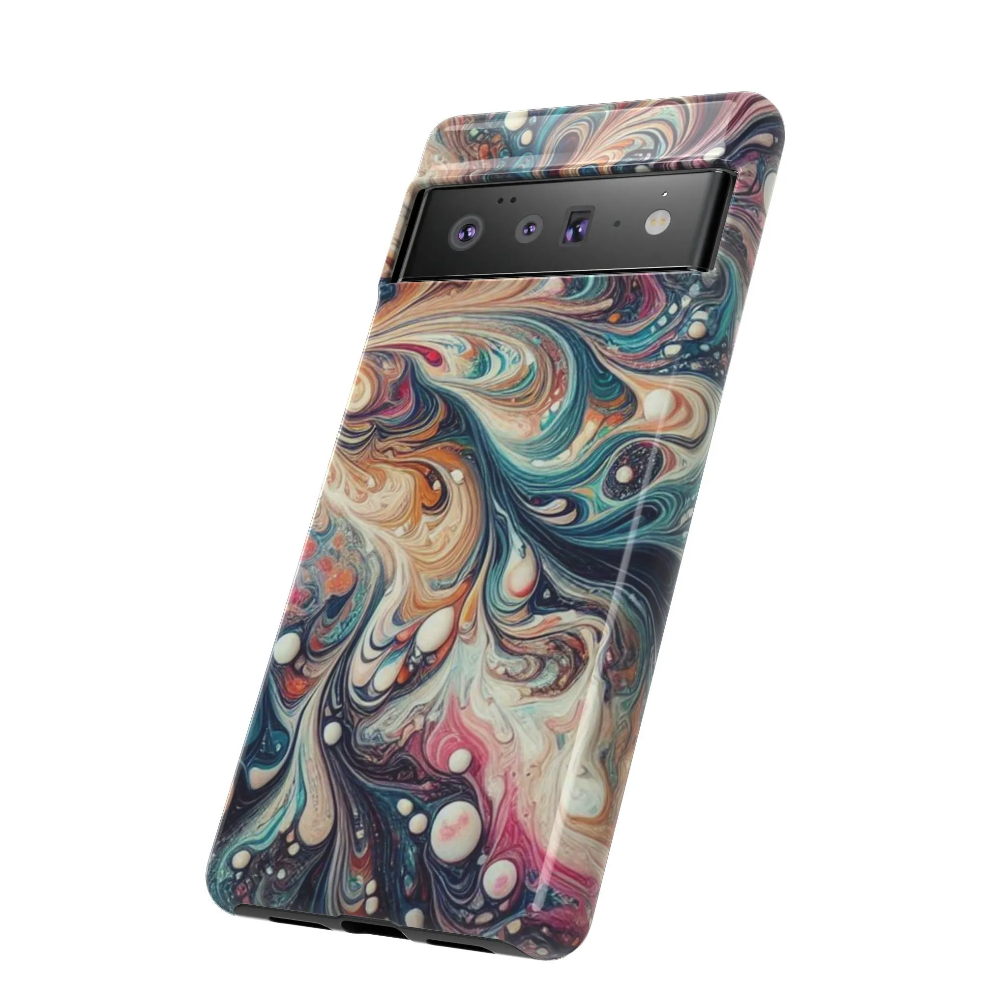 Creative marbling art Tough Cases