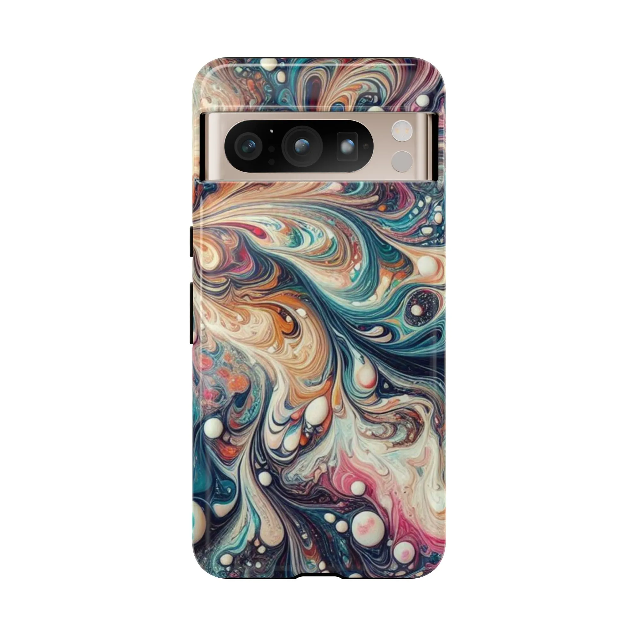 Creative marbling art Tough Cases