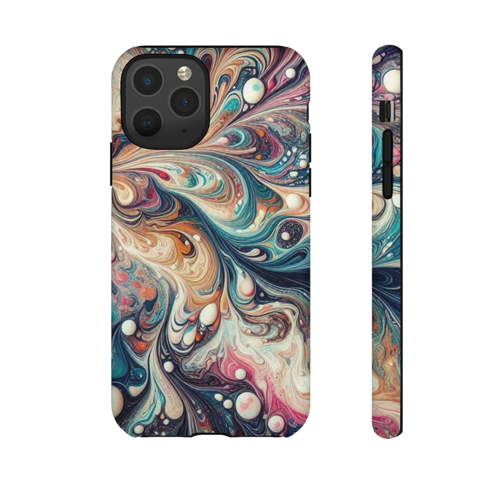 Creative marbling art Tough Cases