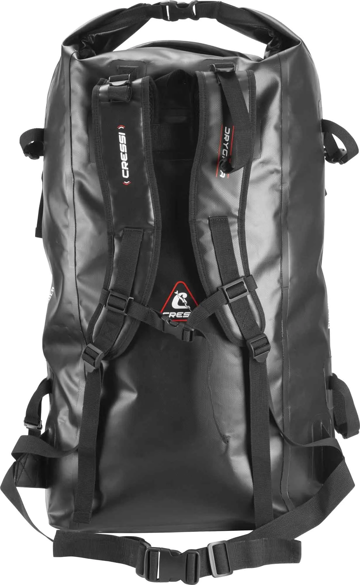 Cressi Dry GARA Backpack - Waterproof Freediving Scuba Diving Gear Bag Quality Since 1946, Black, UA925800, 60 liters