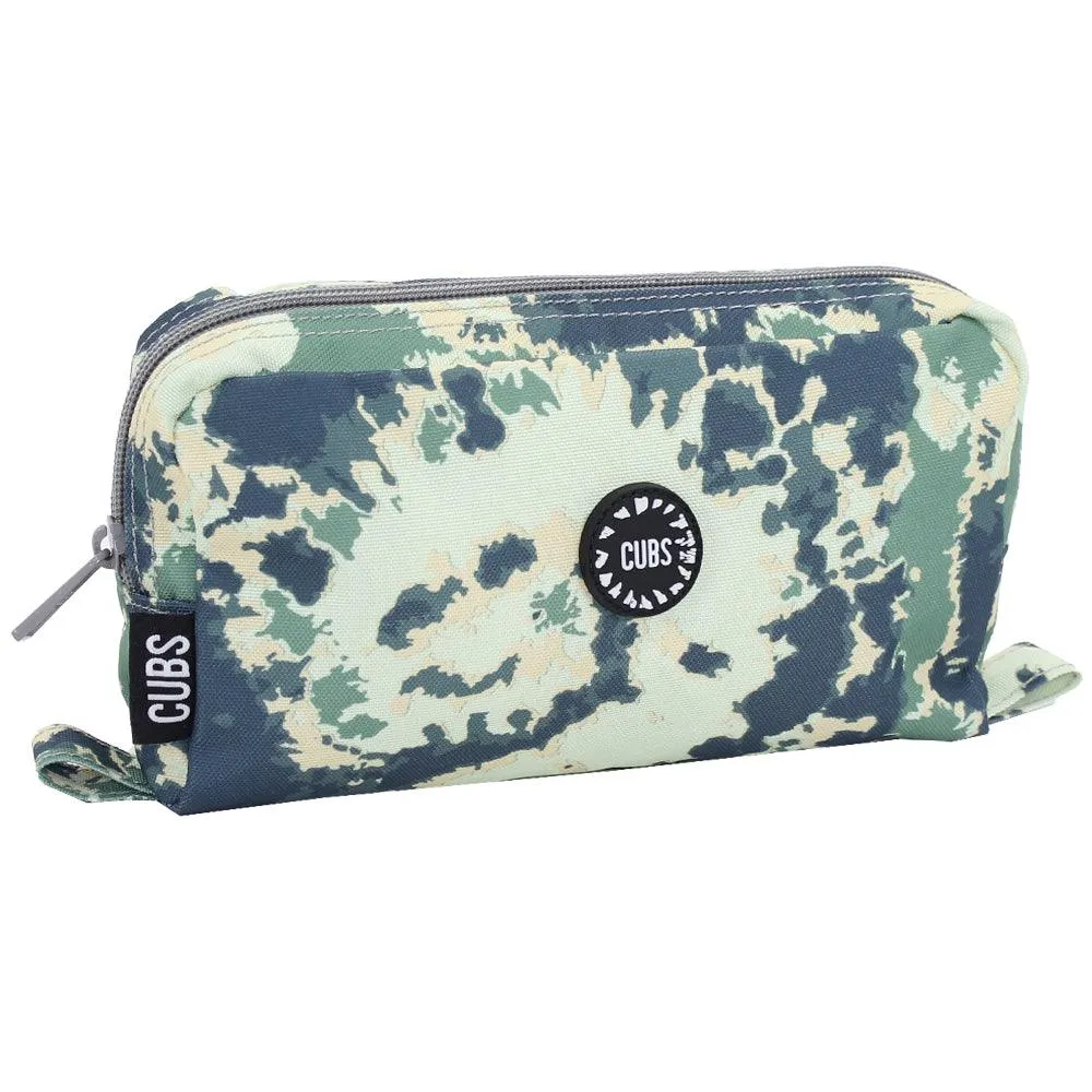 Cubs ARMY GREEN TIE DYE PENCIL CASE