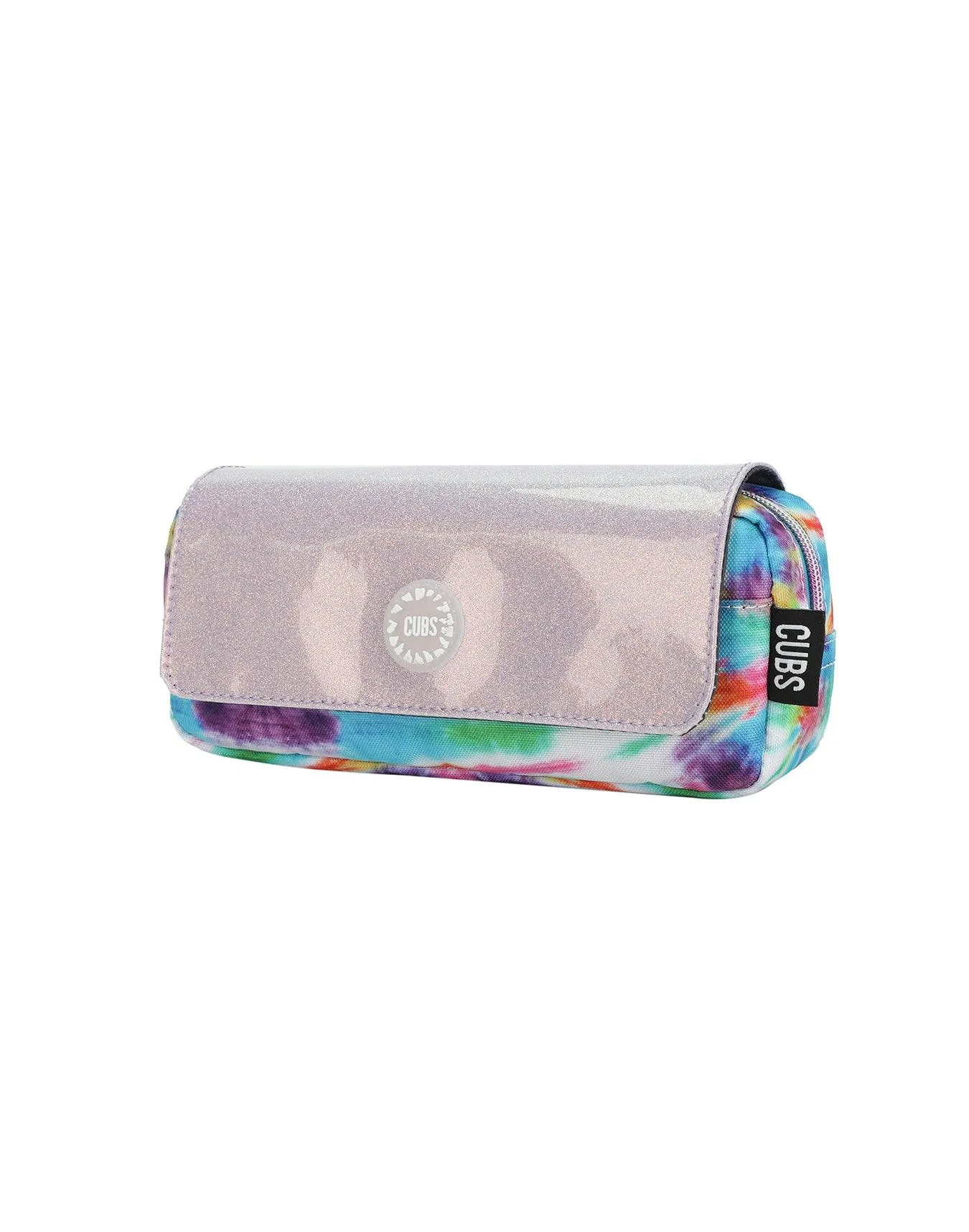 Cubs Pink and Purple Tie Dye High School Pencil Case