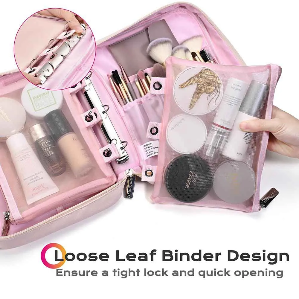 Cute Binder Makeup Bag Brush Holders & Pouches