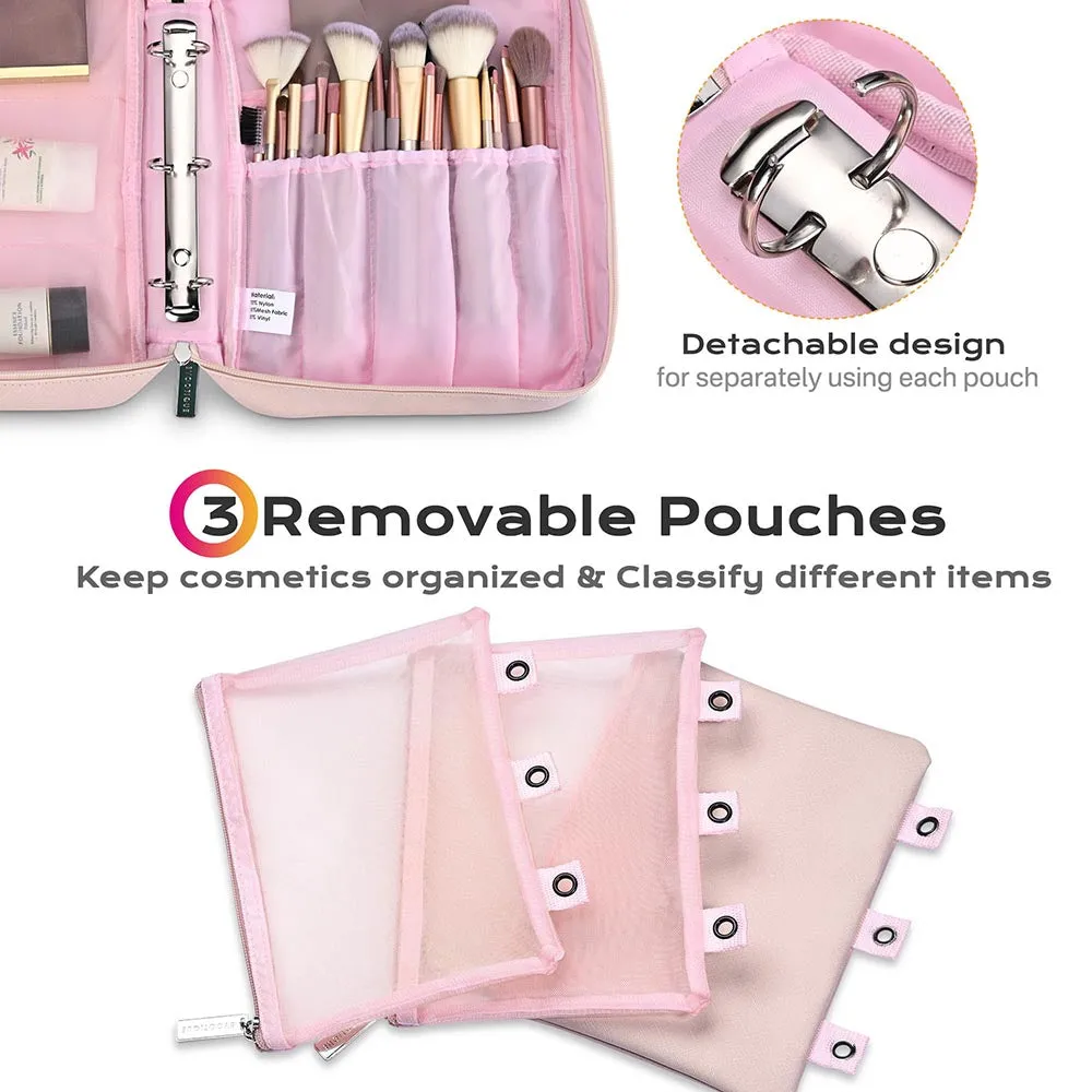 Cute Binder Makeup Bag Brush Holders & Pouches