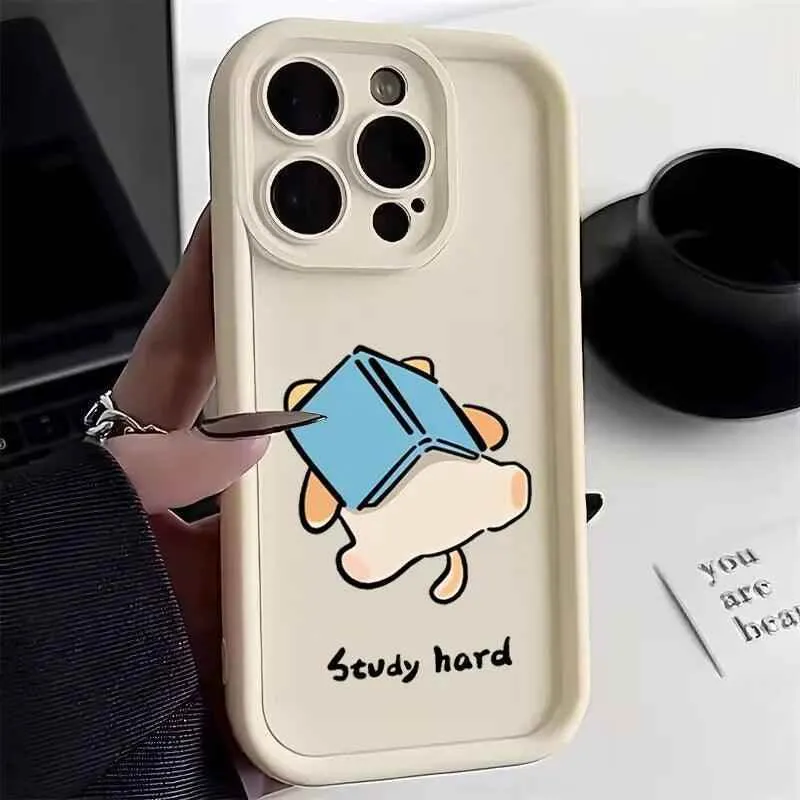 Cute Phone Cases For Galaxy A14, A34, A54, A13, A33, A53, A32, A52, S24, S23 Ultra, S22 Plus, and S21 FE - Dog Silicone Cover - TSP240