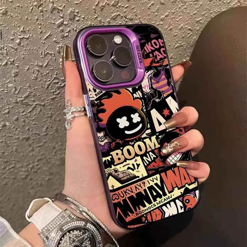 Cute Phone Cases For iPhone 11, 12, 13, 14, 15, Pro, Max, Mini, 7, 8, Plus, SE, XR, X, and XS - Comics Shockproof Cover - TSP245