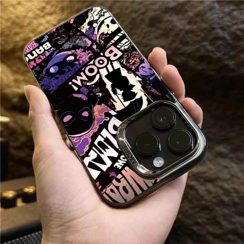 Cute Phone Cases For iPhone 11, 12, 13, 14, 15, Pro, Max, Mini, 7, 8, Plus, SE, XR, X, and XS - Comics Shockproof Cover - TSP245