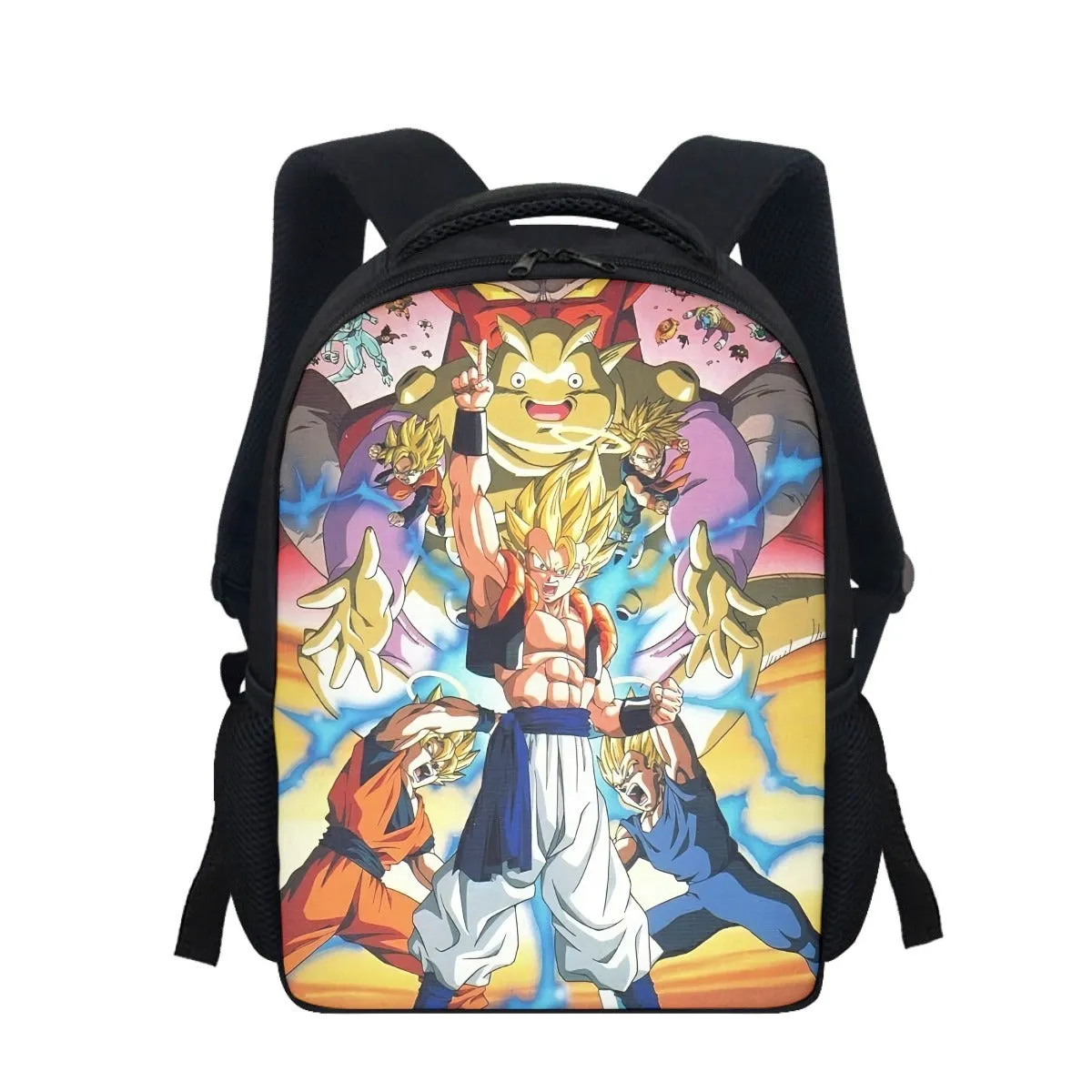 DBZ Goku Vegeta Fusion Saiyan Gogeta Colorful Design Streetwear Backpack