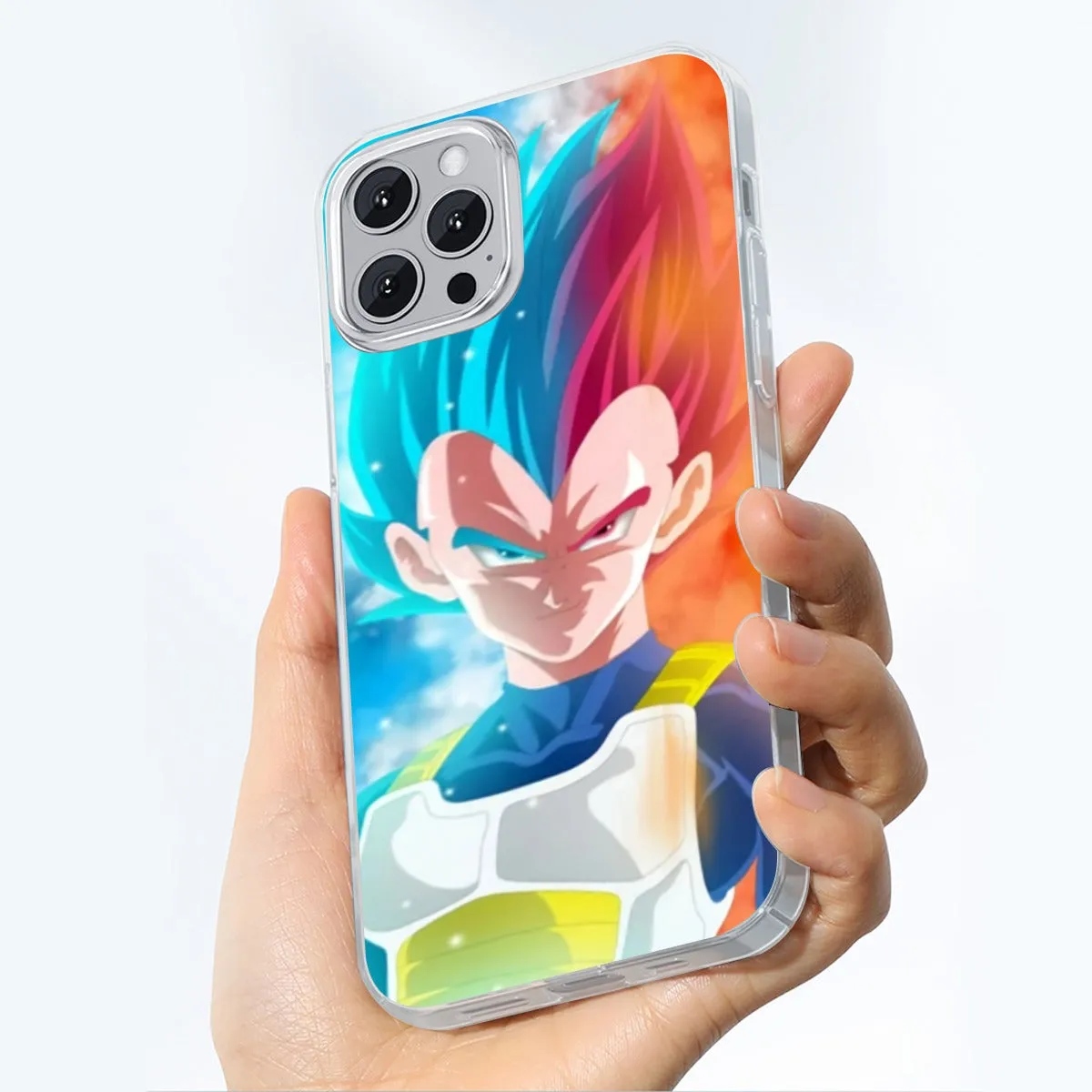 DBZ Vegeta Super Saiyan God Blue SSGSS Cool Portraits Iphone 14 Case