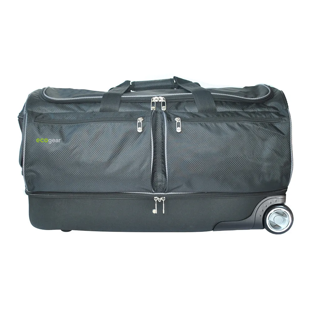 Ecogear 28" Wheeled Duffel with Garment Rack Converts into a Mini Closet