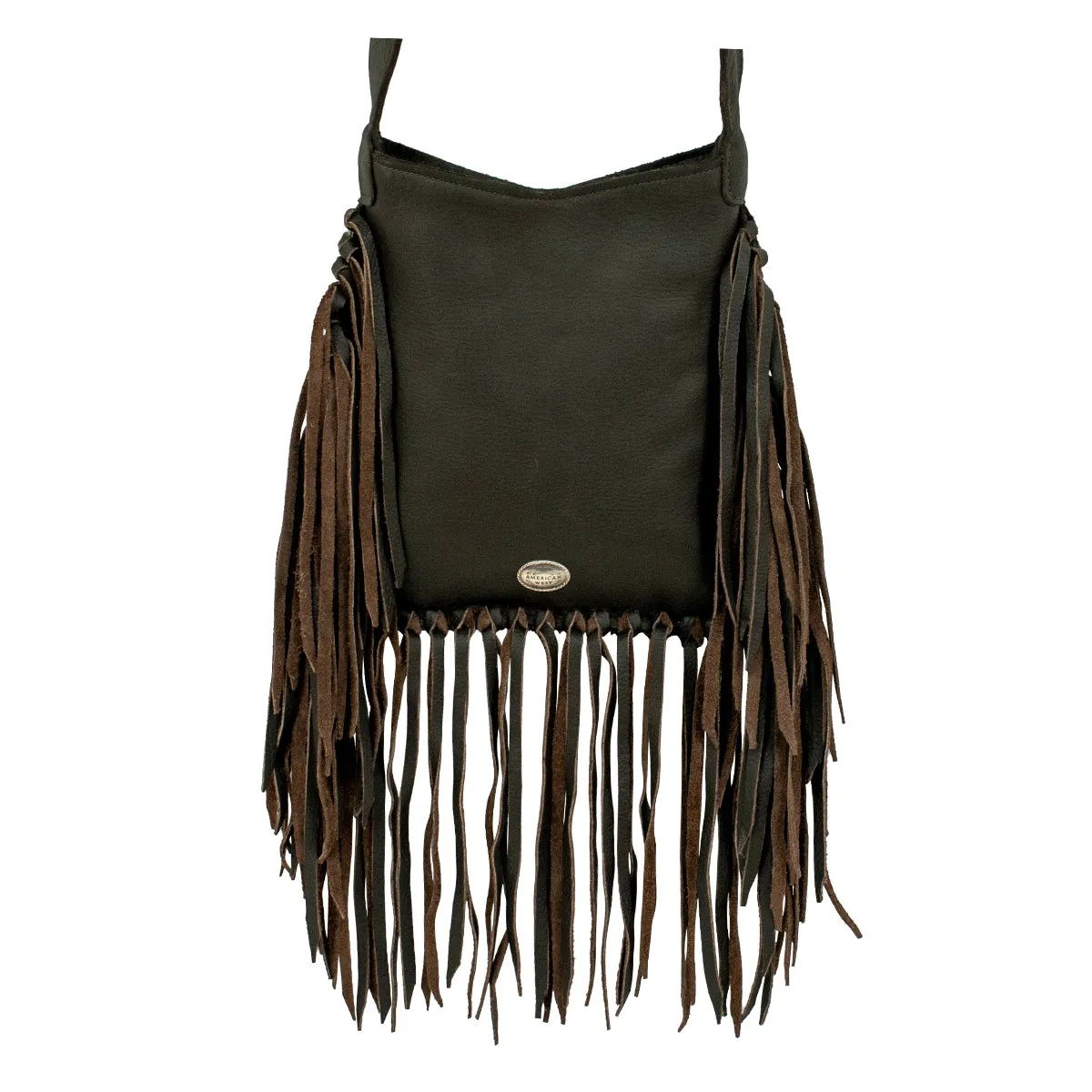 Fringed Cowgirl Messenger Crossbody - Woven Tapestry