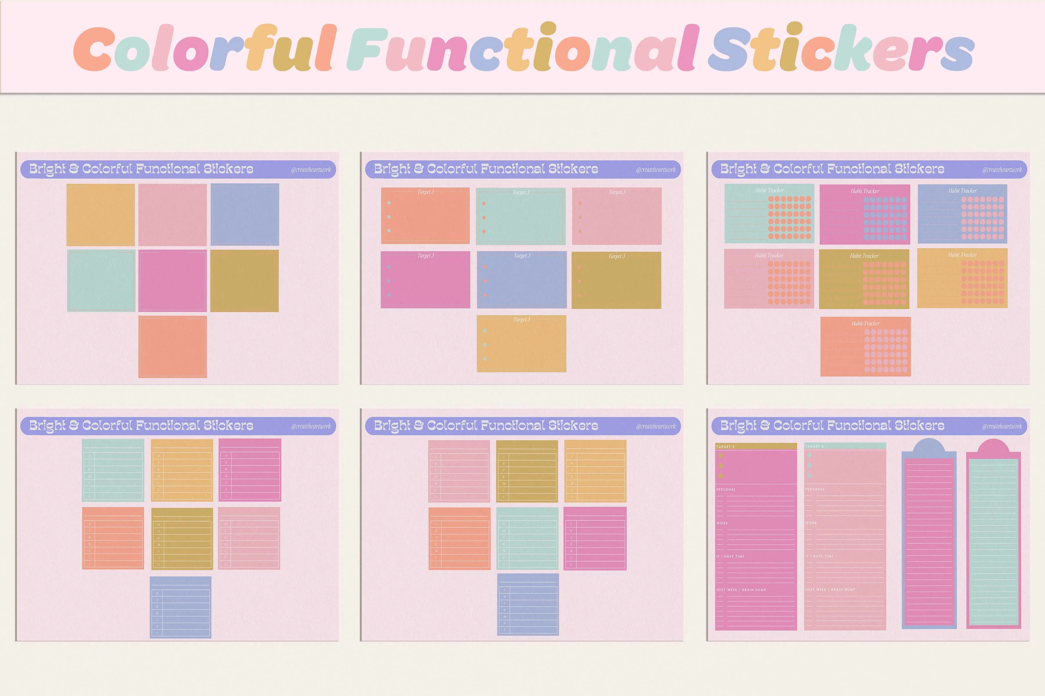 Functional Stickers