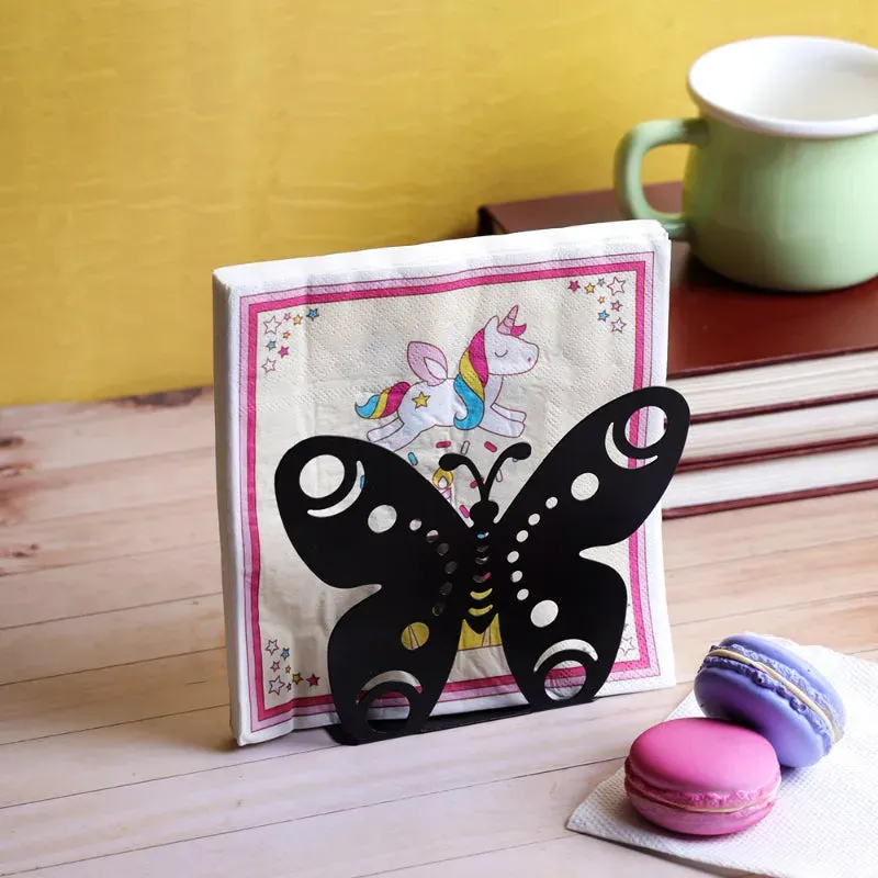 Graceful Blooming Butterfly Napkin Organizer