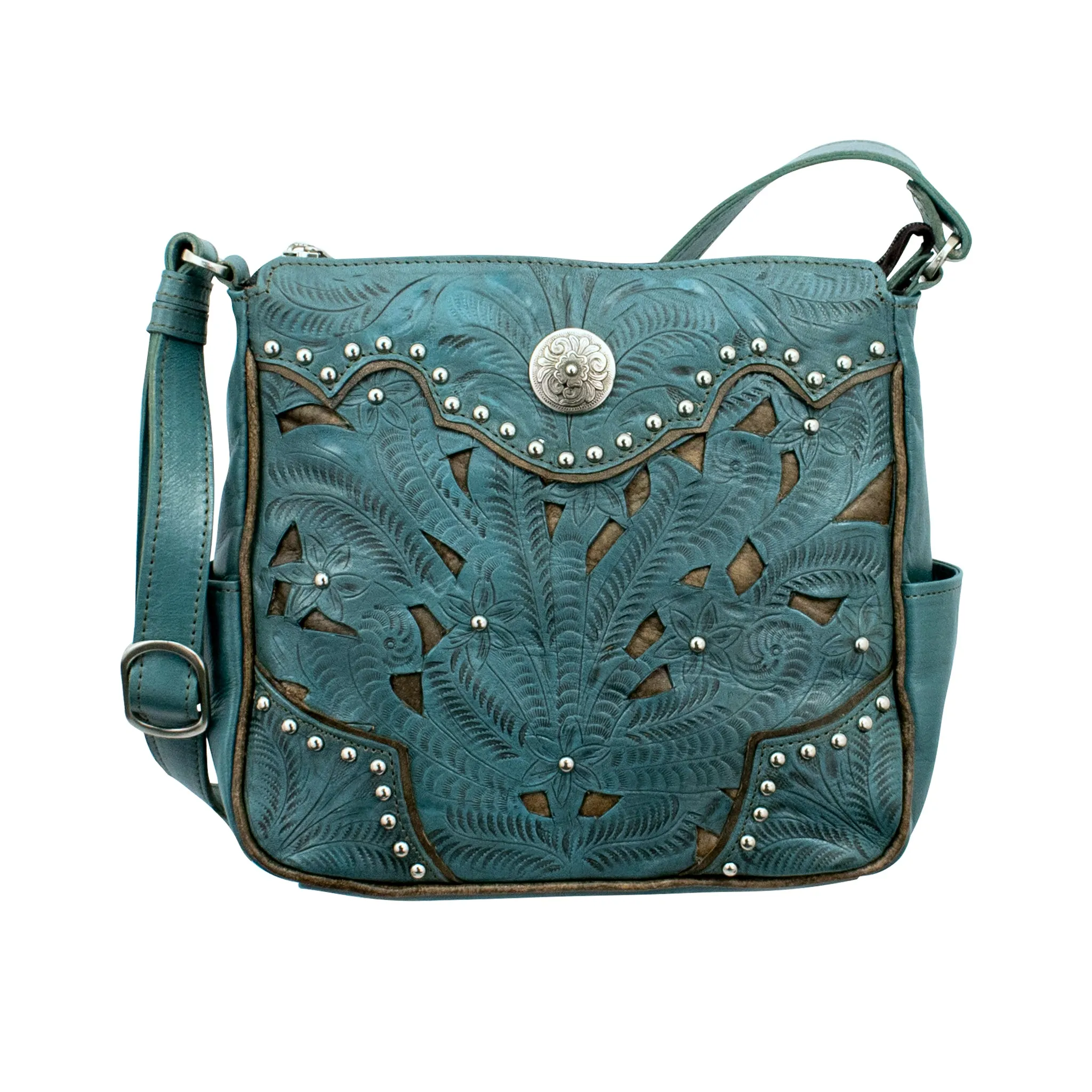 Hill Country Messenger Bag - Denim Blue