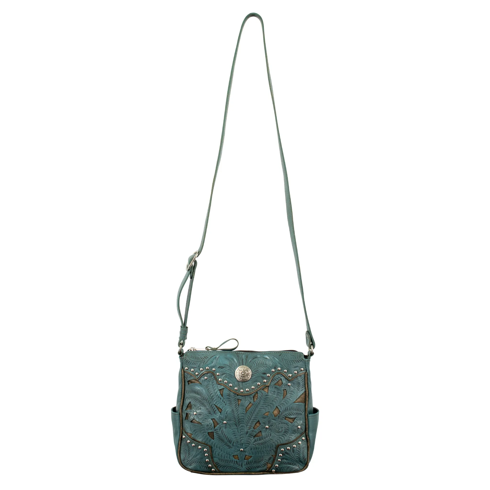 Hill Country Messenger Bag - Denim Blue