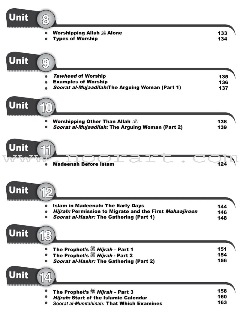 ICO Islamic Studies Workbook: Grade 5, Part 1