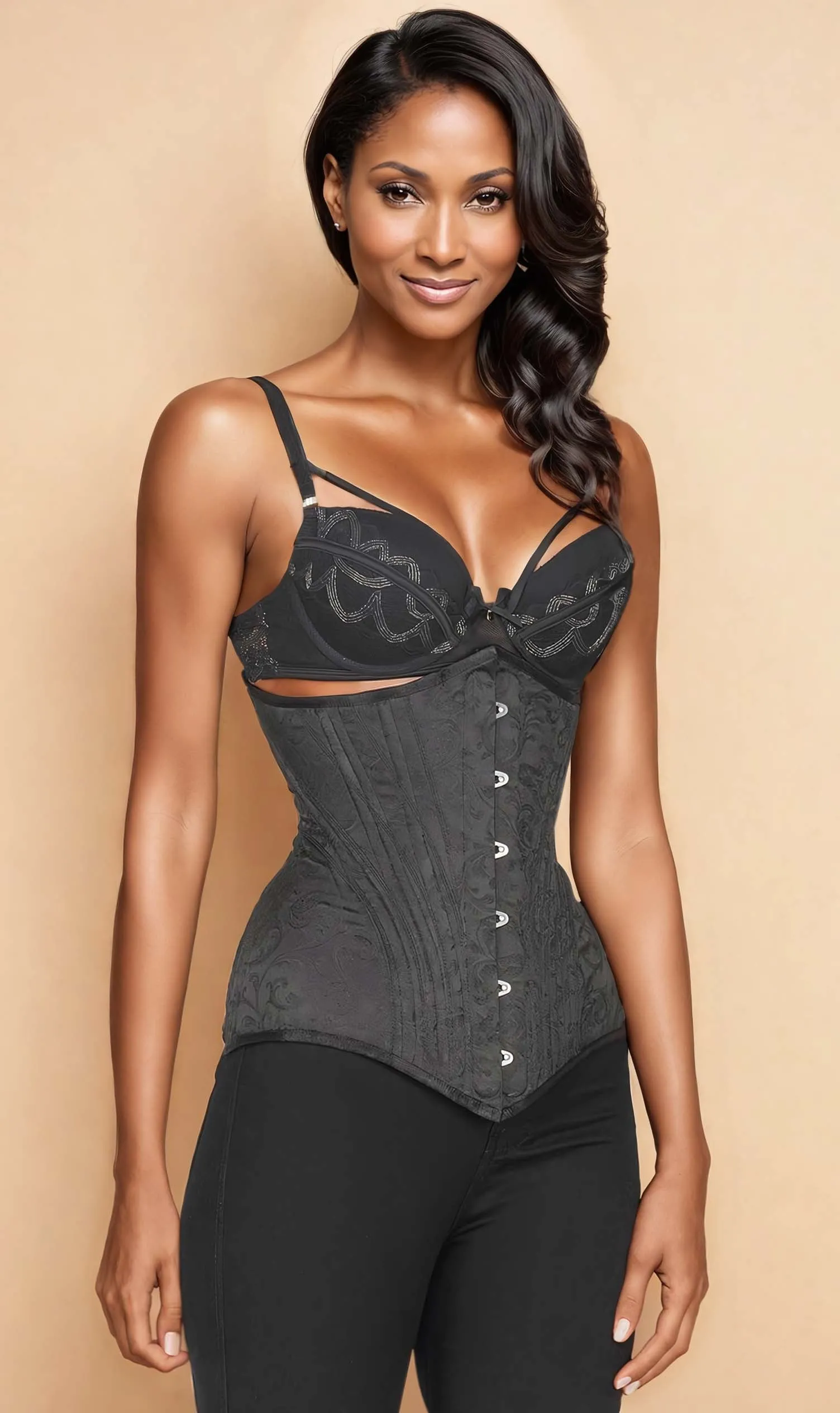 Idalina Waist Cincher Brocade Corset