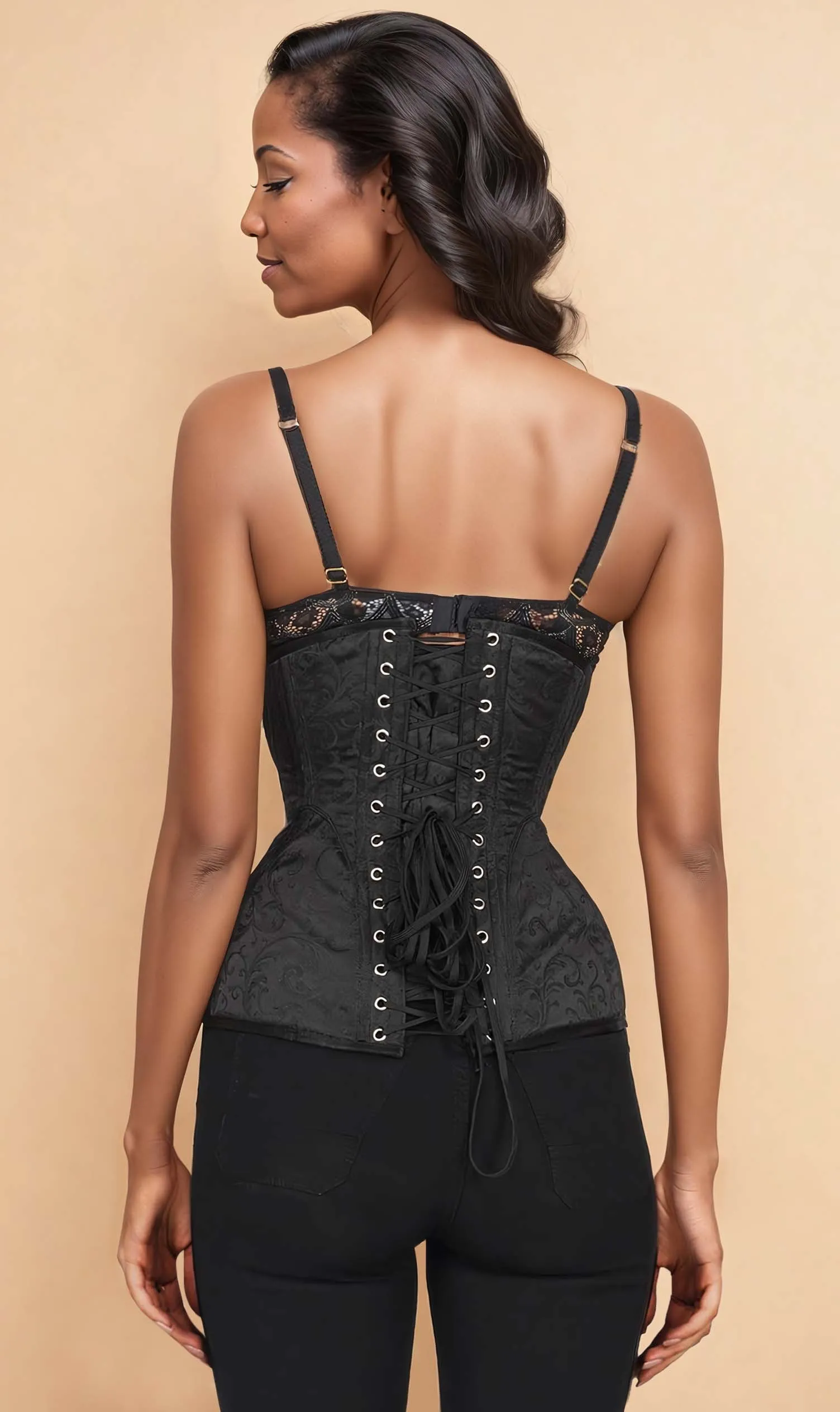 Idalina Waist Cincher Brocade Corset