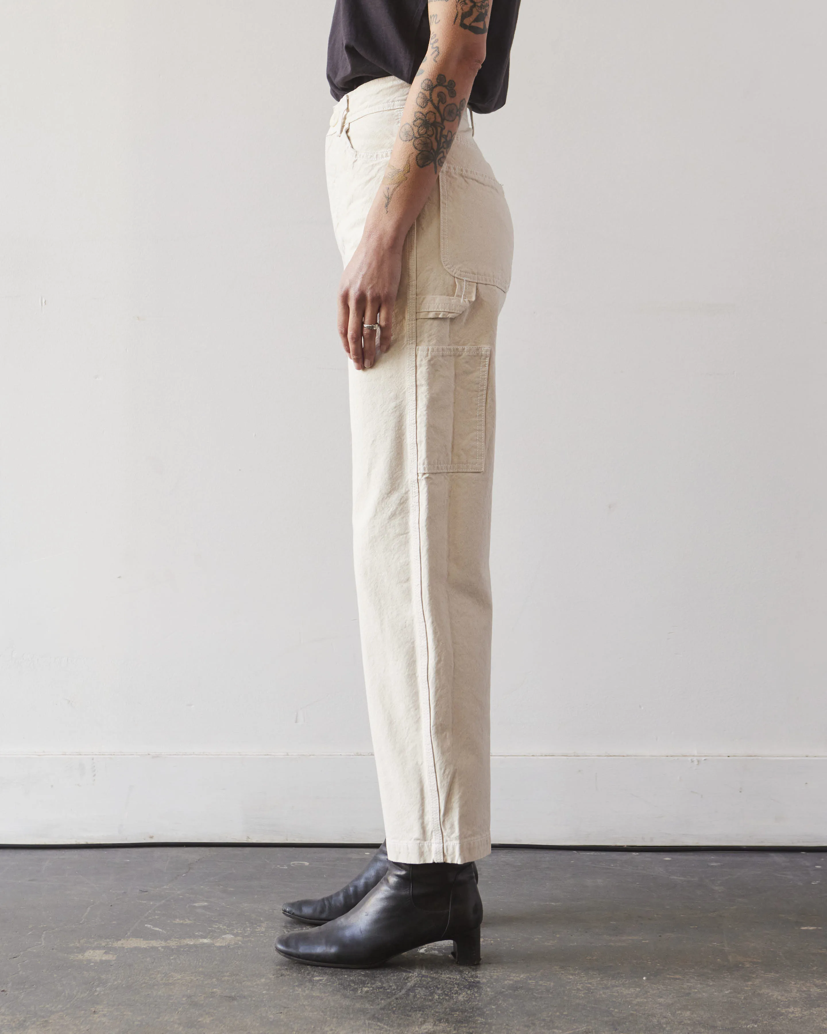 Jesse Kamm Handy Pant, Ecru