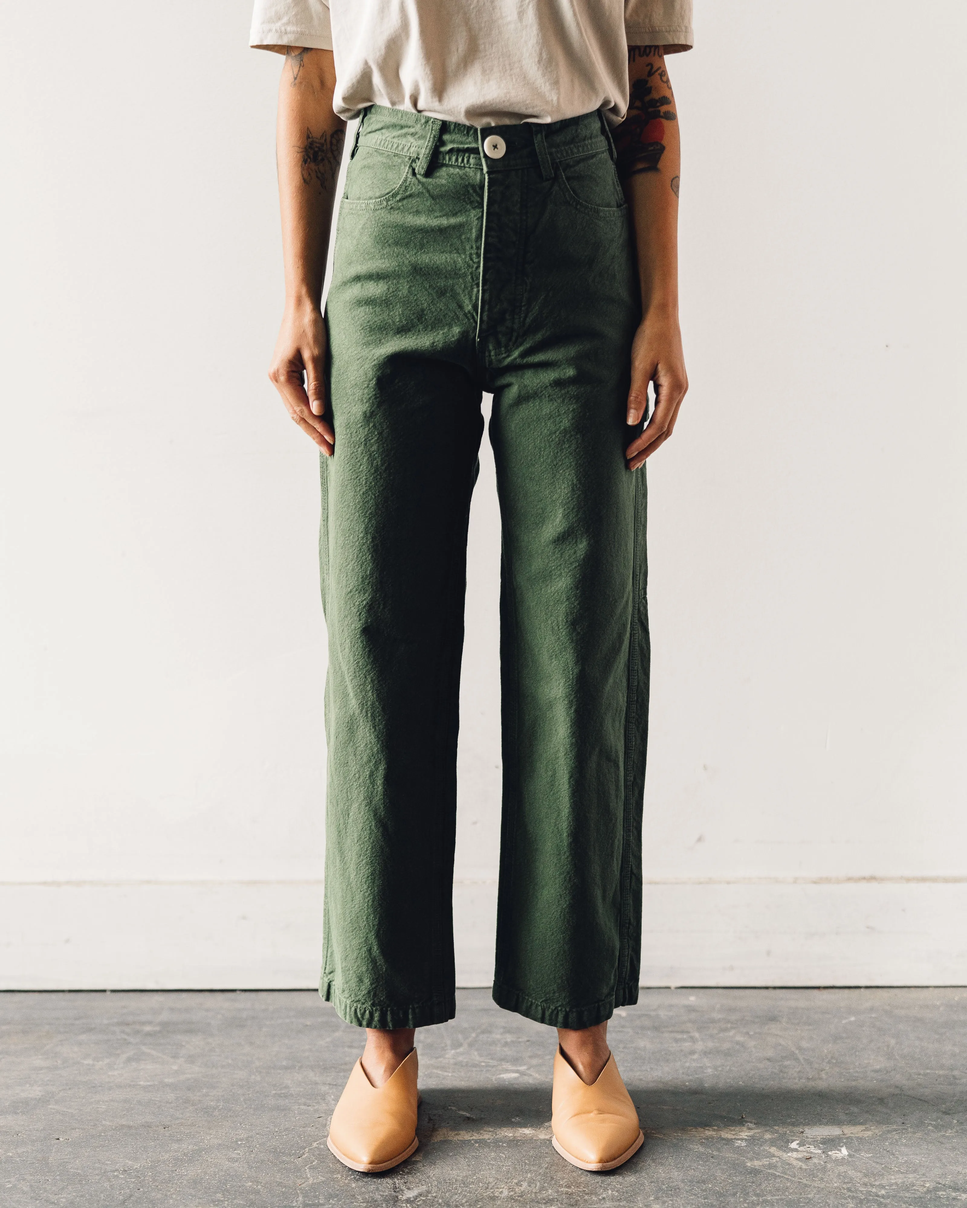 Jesse Kamm Handy Pant, Olive