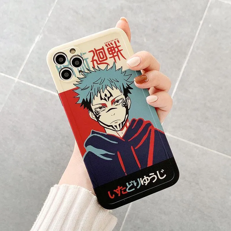 Jujutsu Kaisen Itadori/Gojo/Sukuna/Megumi iPhone Cases (Variants Available)