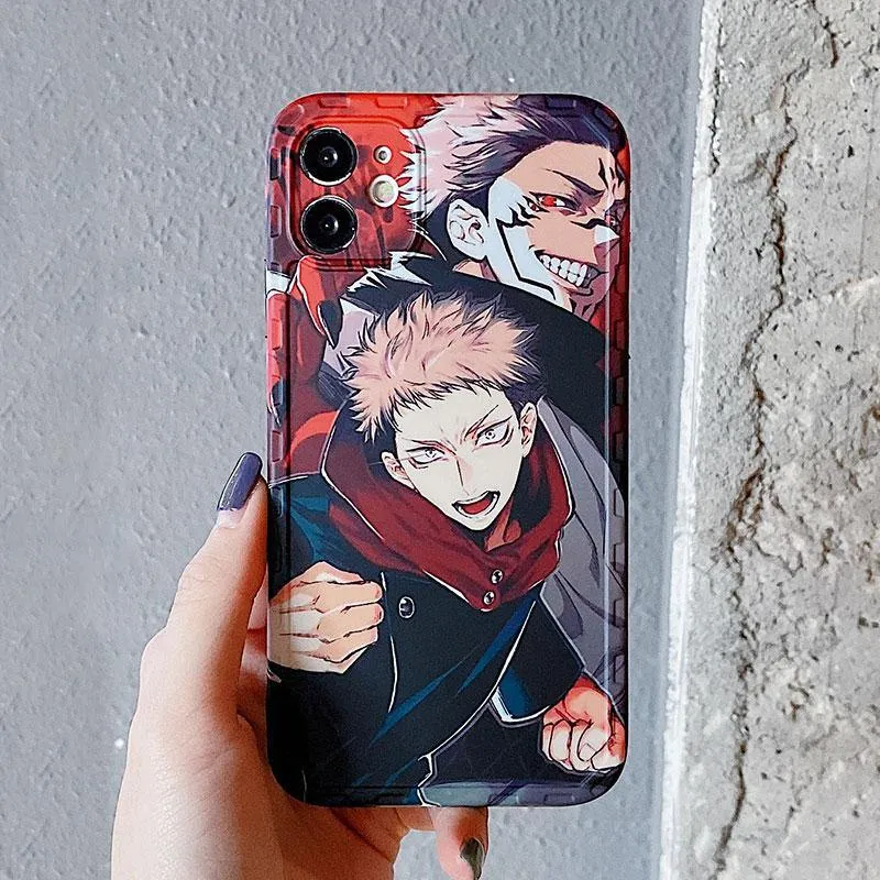 Jujutsu Kaisen Itadori/Gojo/Sukuna/Megumi iPhone Cases (Variants Available)