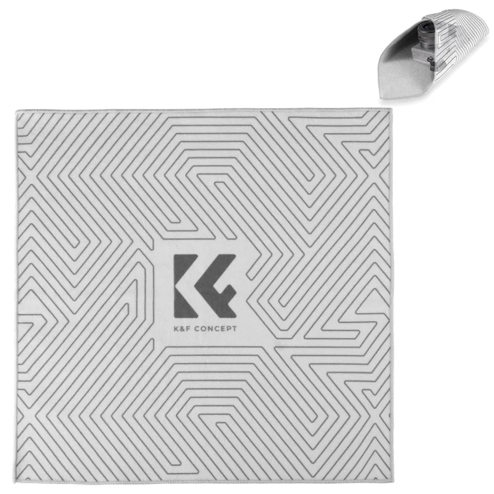 K&F Concept 45x45cm/35x35cm Magic Cloth Anti-Scratch Protective Wrap for Cameras, Lenses, Flashes, Drones, Tablets, Smartphones & Accessories for Storage & Cleaning