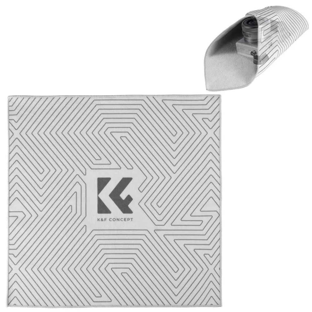 K&F Concept 45x45cm/35x35cm Magic Cloth Anti-Scratch Protective Wrap for Cameras, Lenses, Flashes, Drones, Tablets, Smartphones & Accessories for Storage & Cleaning