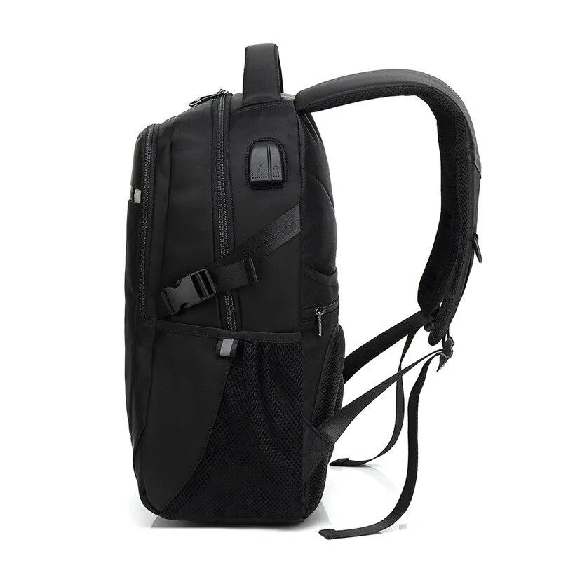 Large Capacity Unisex Waterproof 14'' 15.6'' Laptop Zipper Travel Backpack