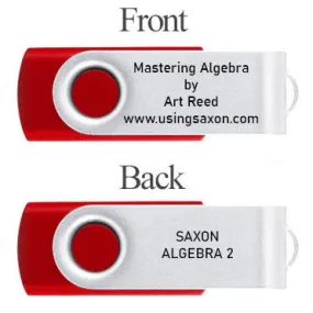 Mastering Algebra - Algebra 2, 2nd or 3rd Edition Flash Drive