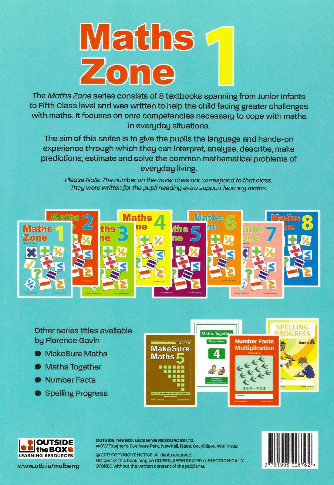 Maths Zone: Book 1