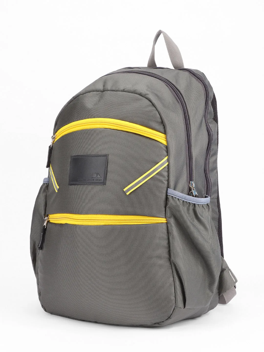 Men's Dark Grey Travel Backpack with adjustable shoulder strap