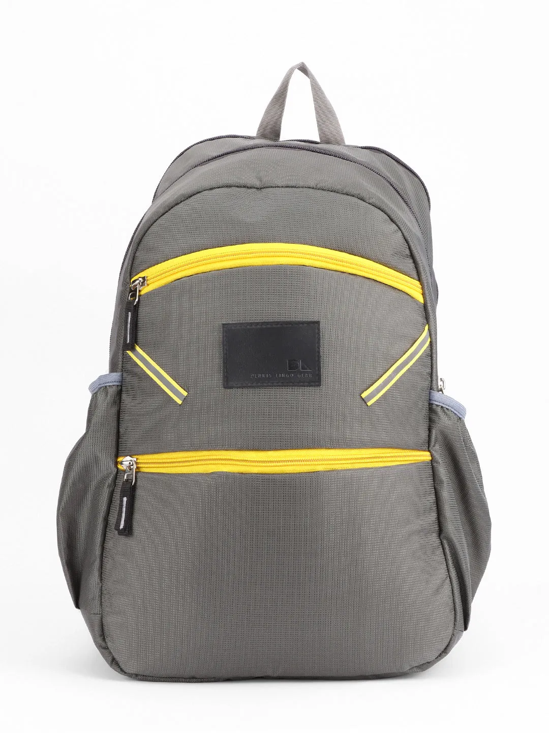 Men's Dark Grey Travel Backpack with adjustable shoulder strap