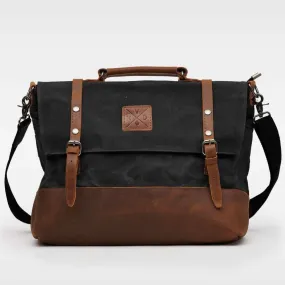 Mersey - Waxed Canvas Messenger Bag