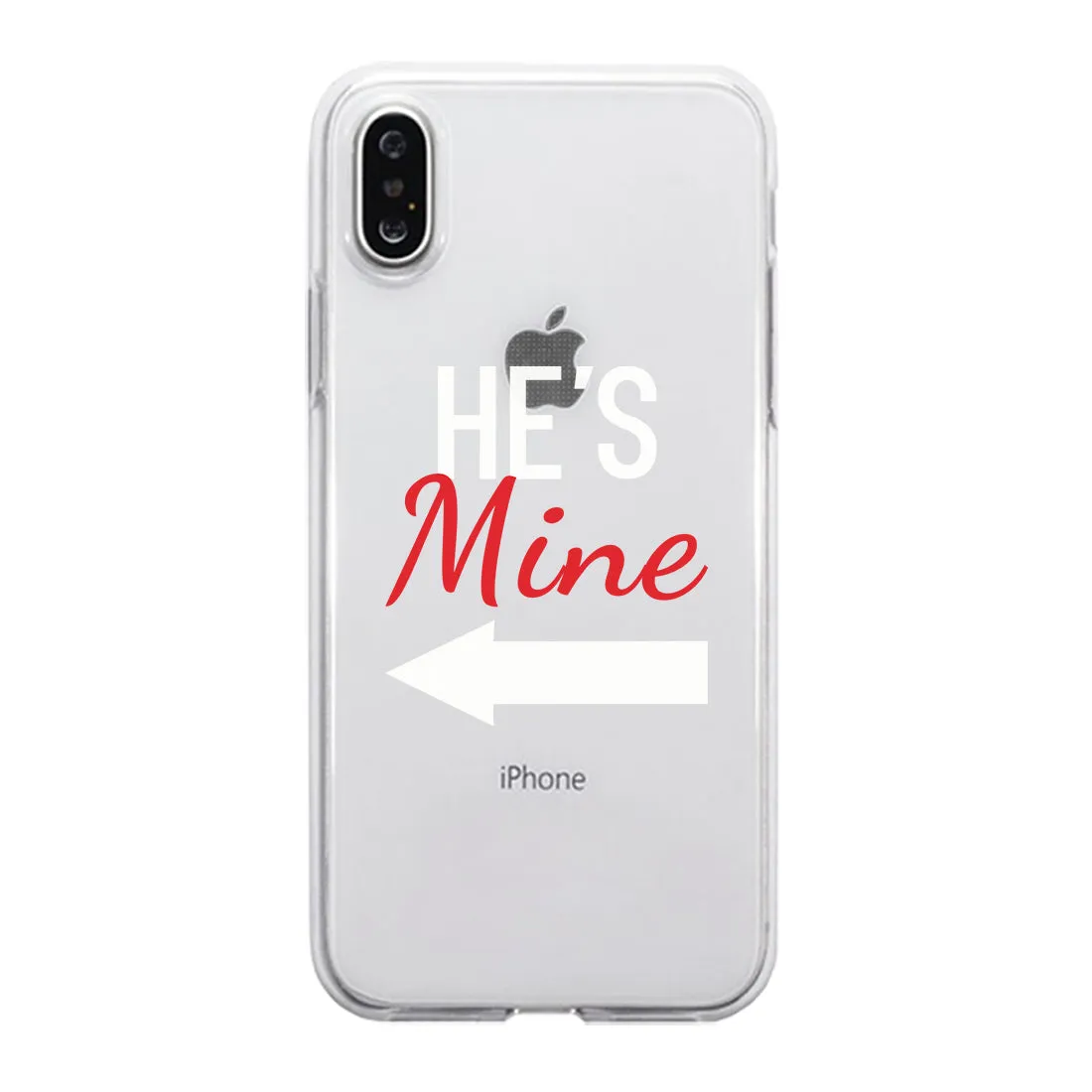 Mine Red Couple Matching Phone Cases Romantic Thoughtful Proud Gift