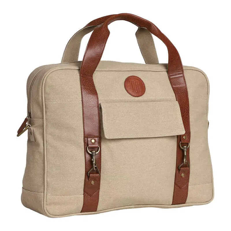 Mona B - Canvas Travel/Gym/Sports Duffel Bag: Flint