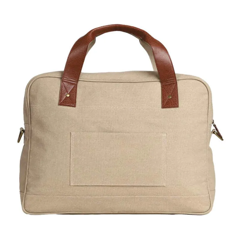 Mona B - Canvas Travel/Gym/Sports Duffel Bag: Flint