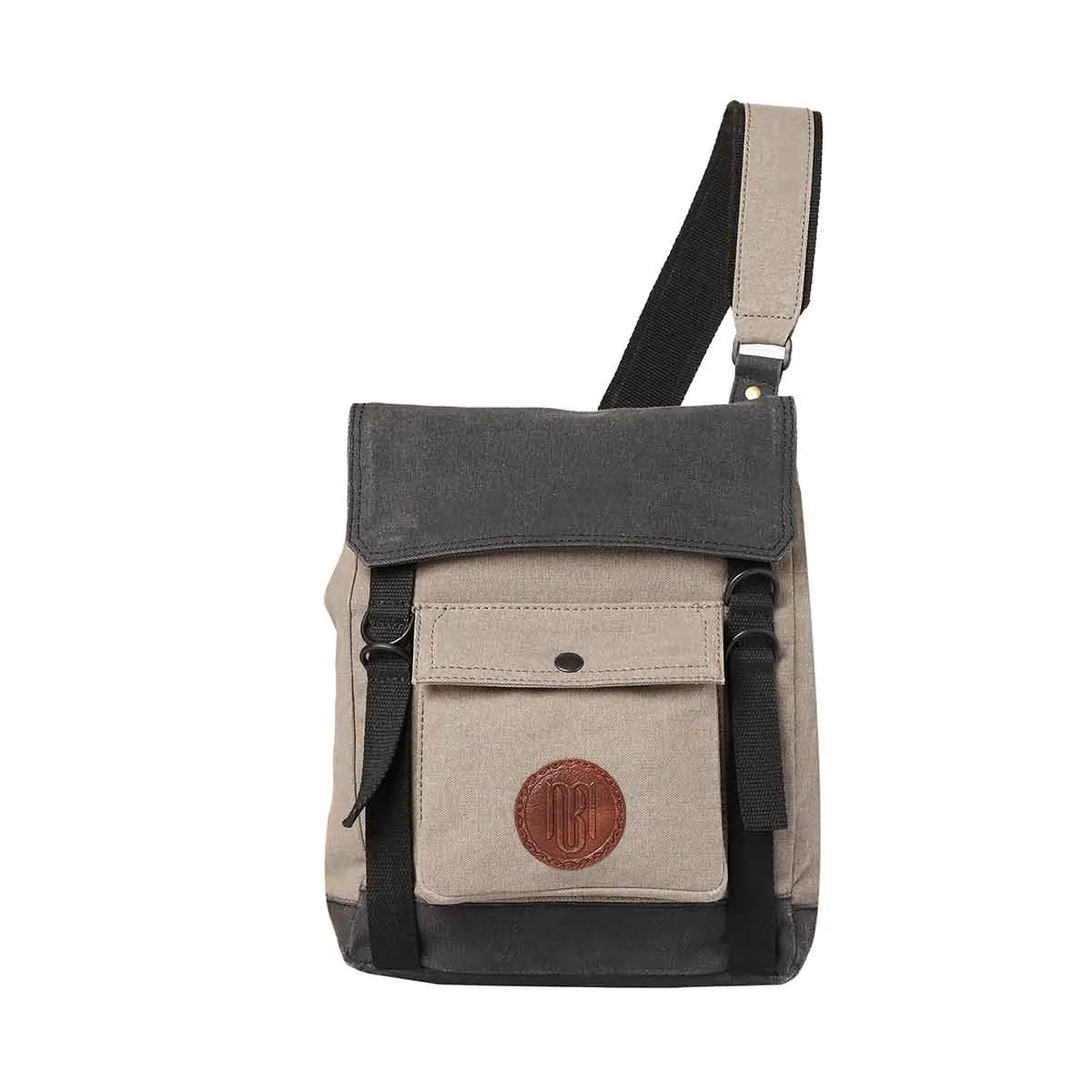 Mona B - Unisex Canvas Messenger Crossbody Bag: Dylan