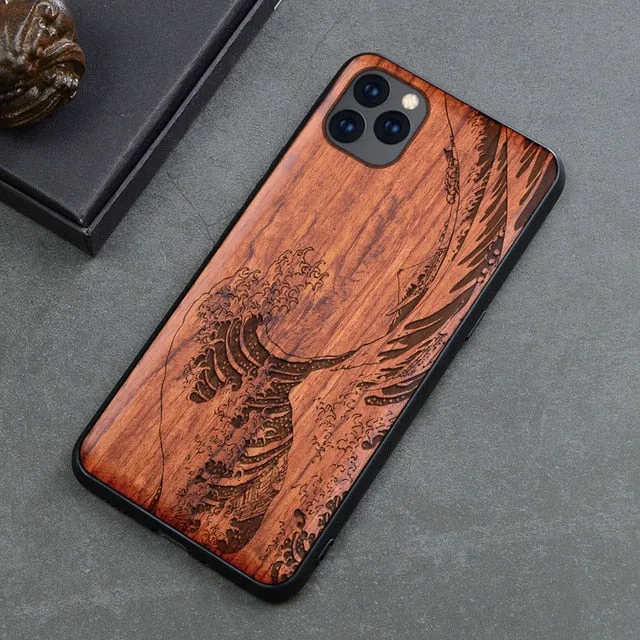 Natural Wood Case For Samsung & iPhone