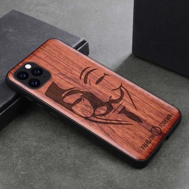 Natural Wood Case For Samsung & iPhone