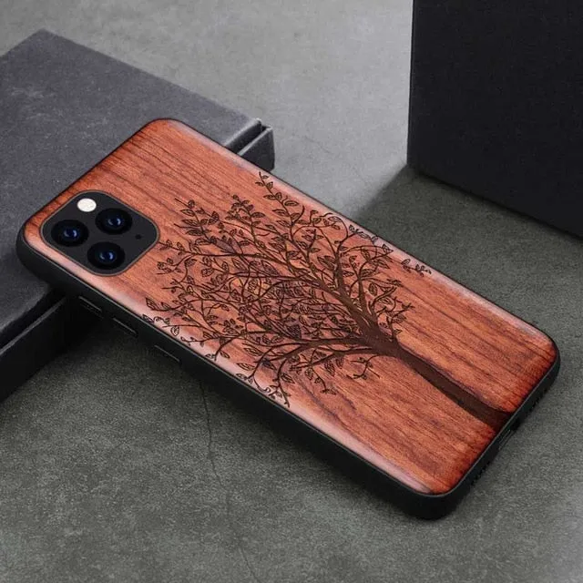 Natural Wood Case For Samsung & iPhone