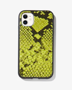 Neon Green Python, iPhone (11 / XR)