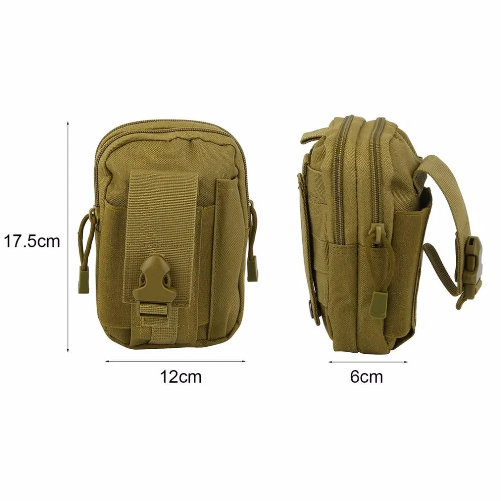 Outdoor Military Tactical Waist Belt Camping Climbing Bag