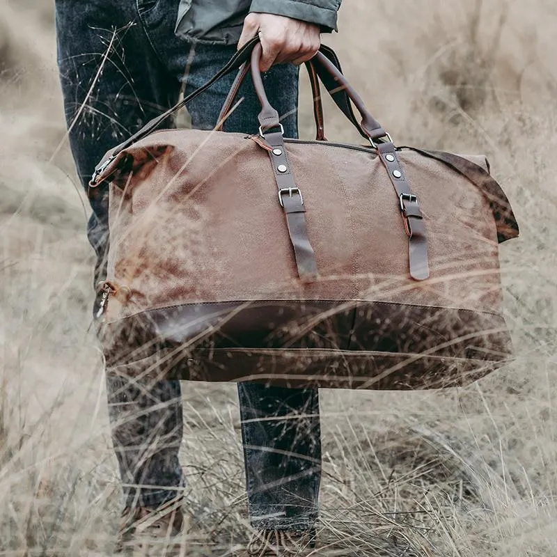 Paul Large Canvas Weekender Duffel Bag