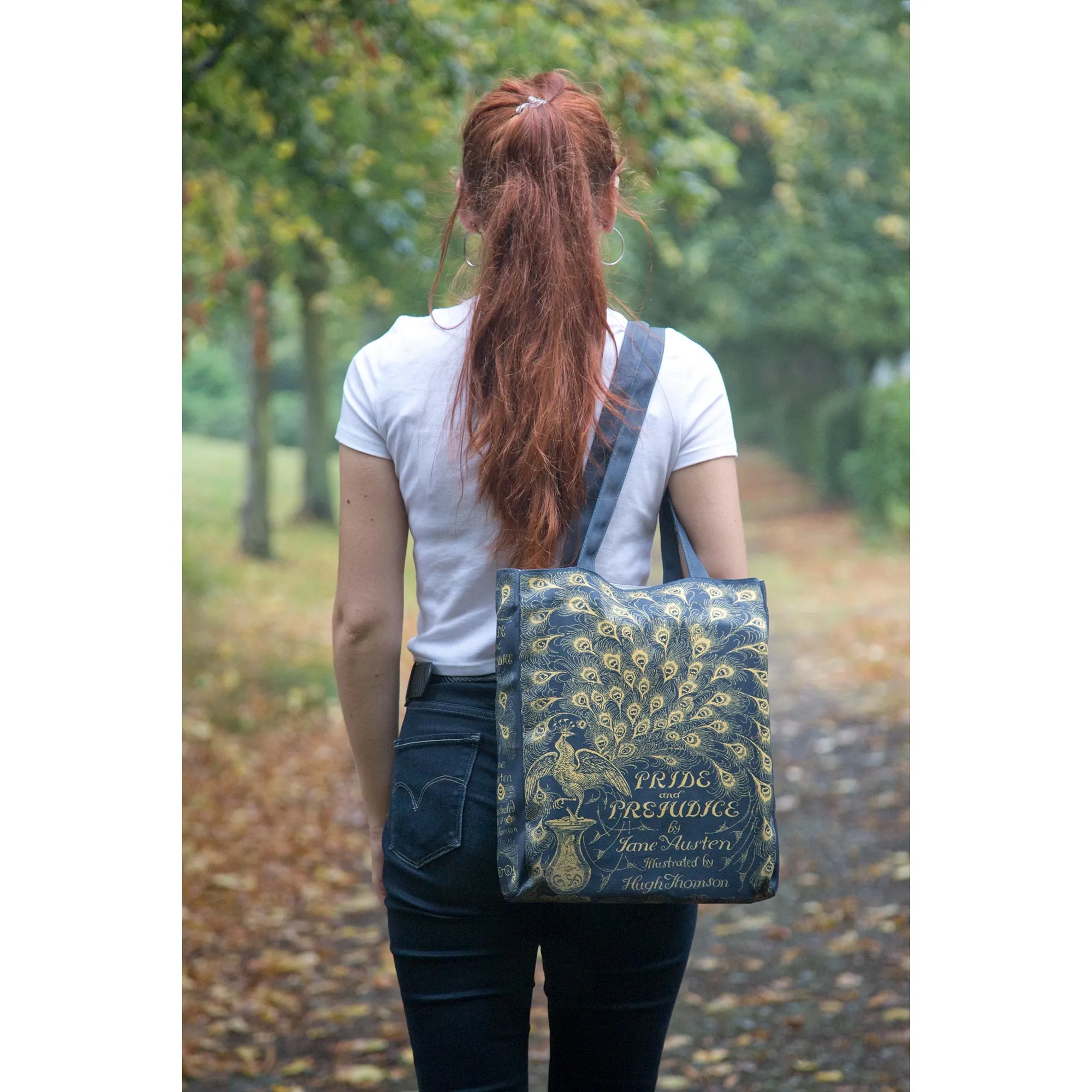 Pride and Prejudice Green Tote Bag