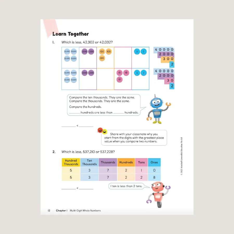 Primary Mathematics Student Book 4A (2022 Edition) - Blemished